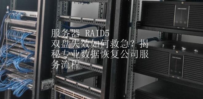 服务器 RAID5 双盘失效如何救急？揭秘专业数据恢复公司服务流程