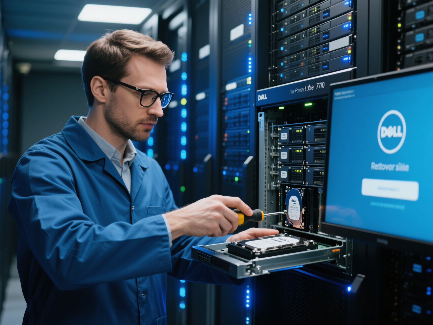 服务器机房火灾后数据抢救服务,IBM Power Systems,金融行业张总数据恢复成功